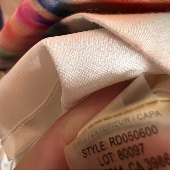 Elie Tahari Watercolor Bodycon Lined Mini Dress Size 6 - Picture 16 of 16